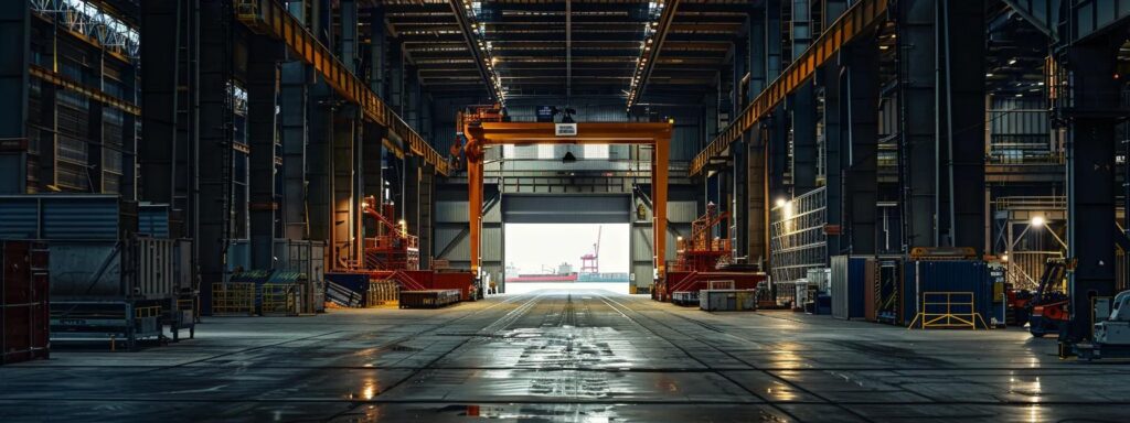 a dynamic training session unfolds in a bustling dock operations facility, where dedicated team members engage with advanced equipment and technology, highlighting their commitment to safety and efficiency in a high-stakes environment.
